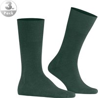 Falke Herren Socken grün Merinowolle unifarben von Falke