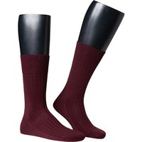 Falke Herren Socken rot Piuma Baumwolle unifarben von Falke