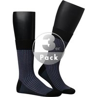 Falke Herren Socken schwarz Baumwolle gemustert von Falke