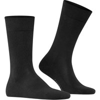 Falke Herren Socken schwarz Baumwolle & Mix unifarben von Falke