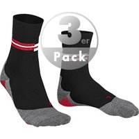 Falke Herren Socken schwarz Baumwolle unifarben von Falke