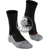 Falke Herren Socken Schwarz Mikrofaser unifarben von Falke