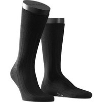 Falke Herren Socken schwarz Kaschmir unifarben von Falke