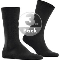 Falke Herren Socken schwarz Tencel unifarben von Falke
