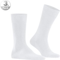 Falke Herren Socken weiß Baumwolle & Mix unifarben von Falke