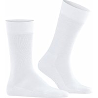 Falke Herren Socken weiß Baumwolle & Mix unifarben von Falke