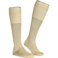 Falke Herren Kniestrümpfe beige Baumwolle unifarben von Falke