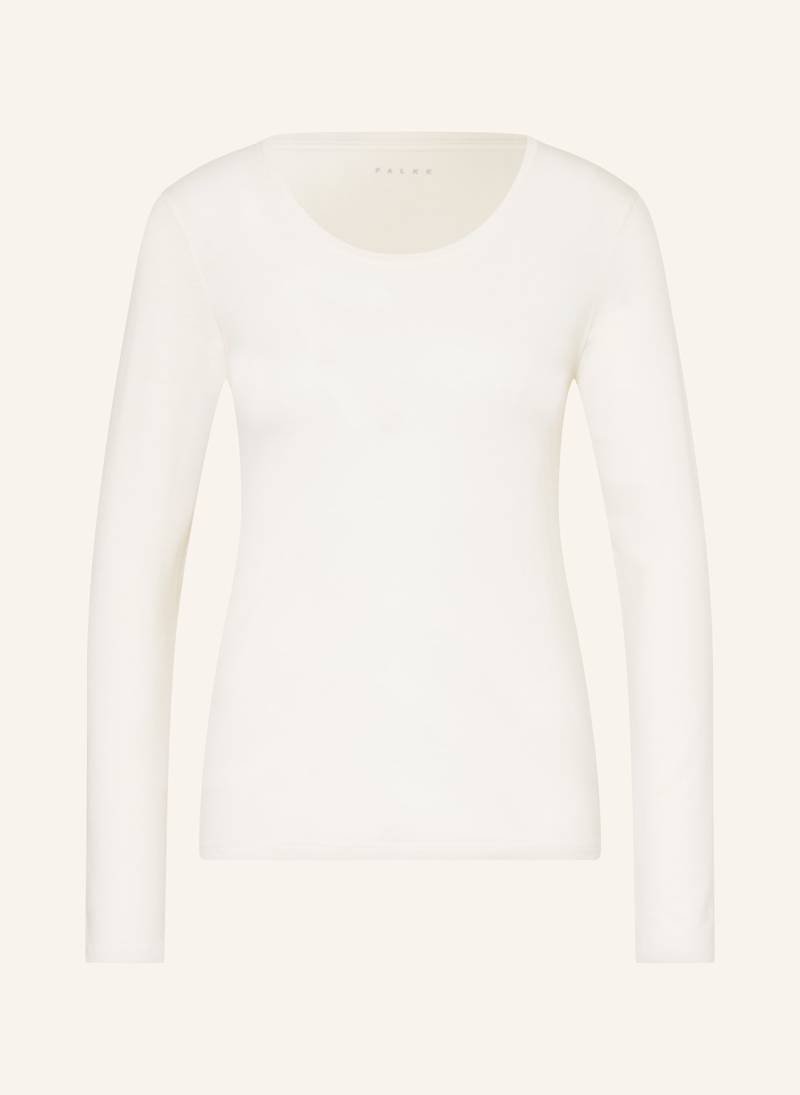 Falke Longsleeve Daily Climawool weiss von Falke