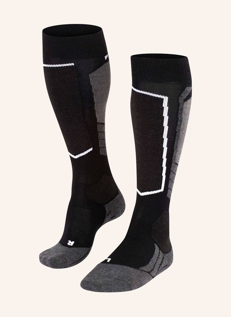 Falke Skisocken sk2 Wool Aus Merinowolle schwarz von Falke