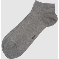 Falke Sneakersocken im 2er-Pack Modell 'Happy' in Silber Melange, Größe 47-50 von Falke