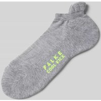 Falke Sneakersocken mit Label-Print in Hellgrau, Größe 35/36 von Falke