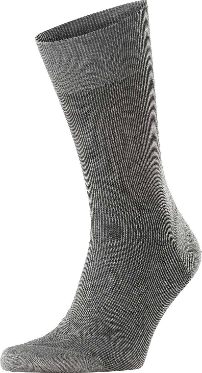 Falke Socke Fine Shadow Anthrazit - Größe 39-40 von Falke