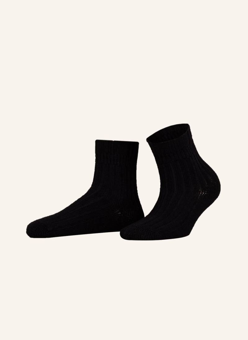 Falke Socken Bedsock Rib schwarz von Falke