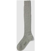 Falke Socken aus Schurwoll-Mix Modell 'TEPPICH' in Silber, Größe 41/42 von Falke