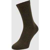 Falke Socken mit Kaschmir-Anteil Modell Cosy Wool in Khaki, Größe 35/38 von Falke