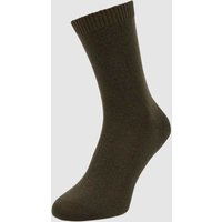 Falke Socken mit Kaschmir-Anteil Modell Cosy Wool in Khaki, Größe 39/42 von Falke