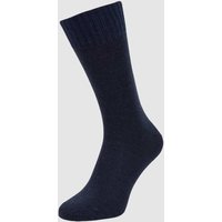 Falke Socken mit Kaschmir-Anteil Modell 'Denim.ID' in Jeansblau, Größe 47/50 von Falke