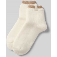 Falke Socken mit Label-Detail Modell 'COSY PLUSH' in Offwhite, Größe 39-42 von Falke