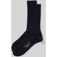 Falke Socken mit Kaschmir-Anteil Modell 'COSY' in Dunkelblau, Größe 39-42 von Falke