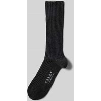 Falke Socken mit Kaschmir-Anteil Modell 'COSY' in Dunkelgrau, Größe 39-42 von Falke