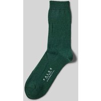 Falke Socken mit hochwertigem Woll-Kaschmir-Mix Modell 'COSY WOOL' in Dunkelgruen, Größe 39-42 von Falke