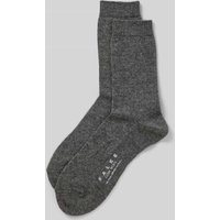 Falke Socken mit hochwertigem Woll-Kaschmir-Mix Modell 'COSY WOOL' in Hellgrau, Größe 39-42 von Falke
