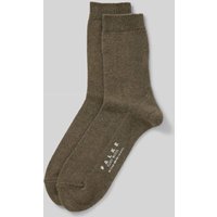Falke Socken mit hochwertigem Woll-Kaschmir-Mix Modell 'COSY WOOL' in Oliv, Größe 39-42 von Falke