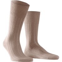 Falke Herren Socken beige Kaschmir unifarben von Falke