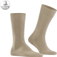 Falke Herren Socken beige Baumwolle unifarben von Falke