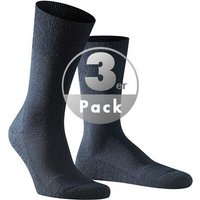 Falke Herren Socken blau Schurwolle unifarben von Falke