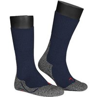 Falke Herren Socken blau Mikrofaser unifarben von Falke