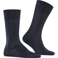 Falke Herren Socken blau Baumwolle unifarben von Falke