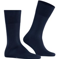 Falke Herren Socken blau Baumwolle unifarben von Falke