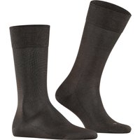 Falke Herren Socken braun Baumwolle unifarben von Falke