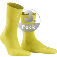 Falke Herren Socken gelb Baumwolle unifarben von Falke