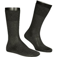 Falke Herren Socken grau Baumwolle unifarben von Falke