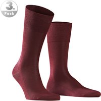 Falke Herren Socken rot Baumwolle & Mix unifarben von Falke