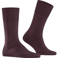 Falke Herren Socken rot Baumwolle unifarben von Falke