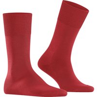 Falke Herren Socken rot Merinowolle unifarben von Falke