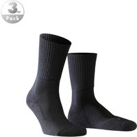 Falke Herren Socken schwarz Schurwolle unifarben von Falke