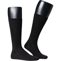 Falke Herren Socken schwarz Baumwolle unifarben von Falke