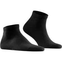 Falke Herren Socken schwarz Baumwolle unifarben von Falke