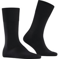 Falke Herren Socken schwarz Baumwolle unifarben von Falke