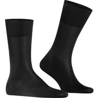Falke Herren Socken schwarz Baumwolle & Mix unifarben von Falke