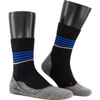 Falke Herren Socken schwarz Mikrofaser Gestreift von Falke