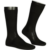 Falke Herren Socken schwarz Baumwolle unifarben von Falke