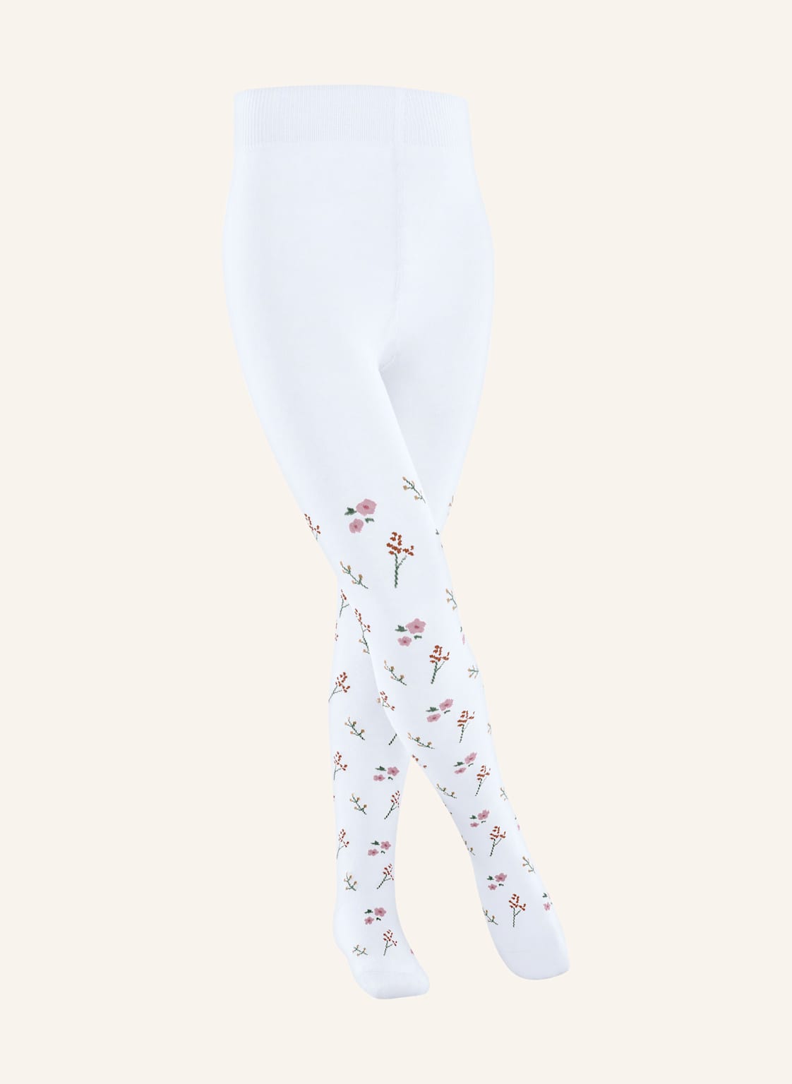 Falke Strumpfhose Little Flowers weiss von Falke