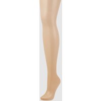 Falke Strumpfhose in transparenter Optik - 15 DEN in Beige, Größe S/M von Falke