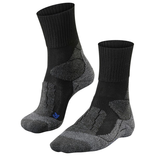 Falke - TK1 Cool - Wandersocken Gr 42-43 schwarz/grau von Falke