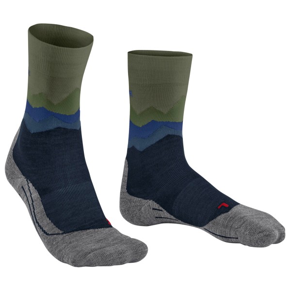 Falke - TK2 Crest - Wandersocken Gr 39-41 blau von Falke